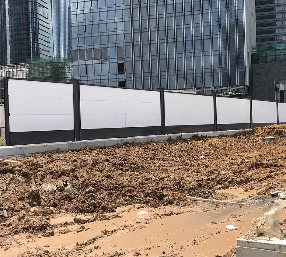 鋼圍擋助力城市建設(shè)、市政工程改造