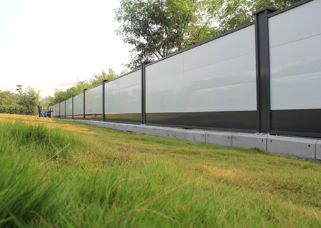 深圳市政圍擋，市政施工圍擋安裝現(xiàn)場效果圖